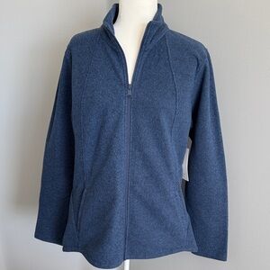 Athleta Blue Zip-Up Jacket